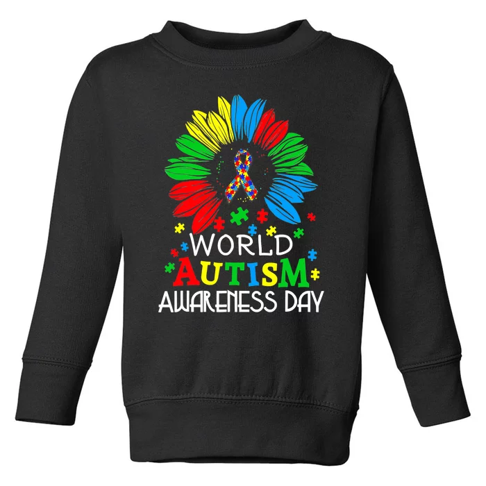 World Autism Awareness Day Gifts Toddler Sweatshirt