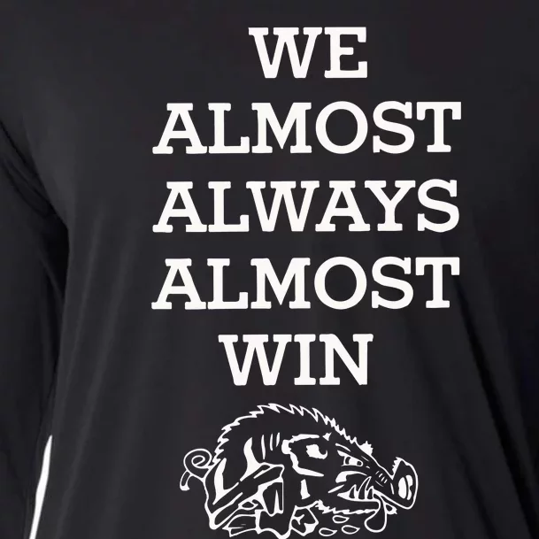 We Almost Always Almost Win Arkansas Cooling Performance Long Sleeve Crew