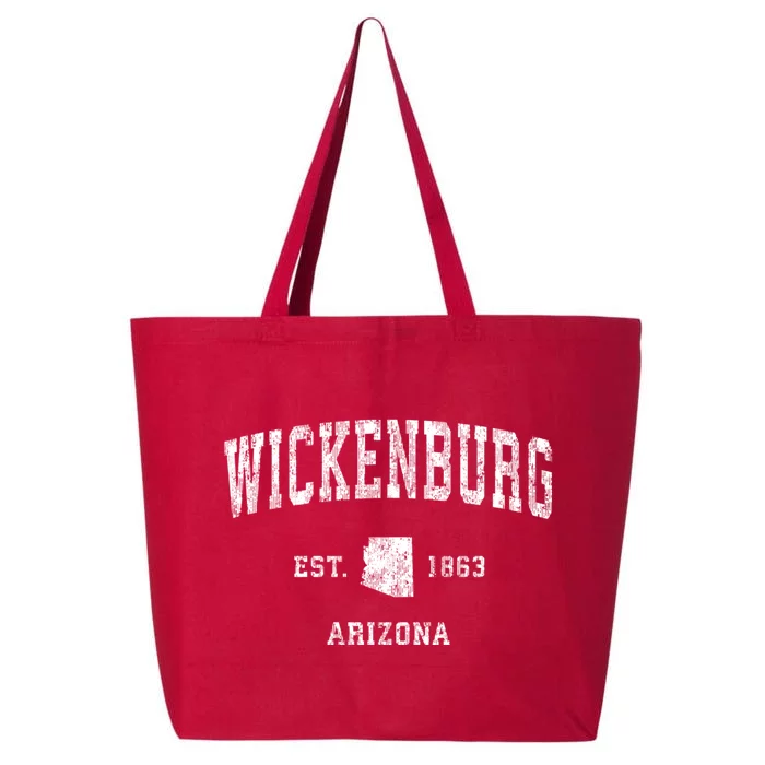 Wickenburg Arizona Az Vintage Established Sports Design 25L Jumbo Tote