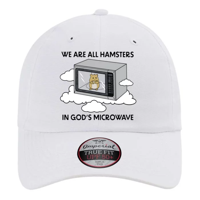 We Are All Hamsters In Gods Microwave Funny The Original Performance Cap