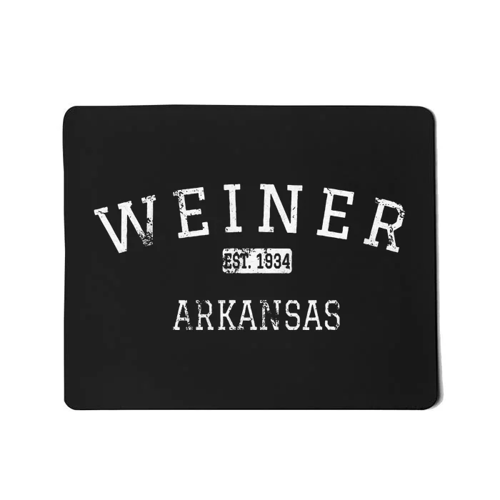 Weiner Arkansas Ar Vintage Mousepad