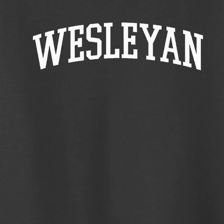 Wesleyan Athletic Arch College University @ Alumni Toddler T-Shirt