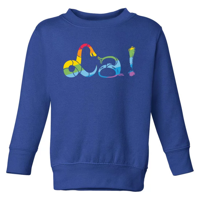 We All Are Hu Lgbtq Pride Freedom Love Heart Funny Gift Toddler Sweatshirt