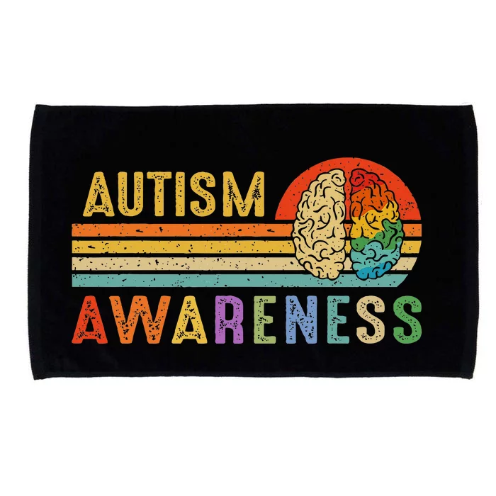 World Autism Awareness Neurodiversity Autistic April Sunset Microfiber Hand Towel