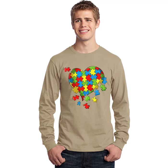 World Autism Awareness Day Heart Long Sleeve Shirt