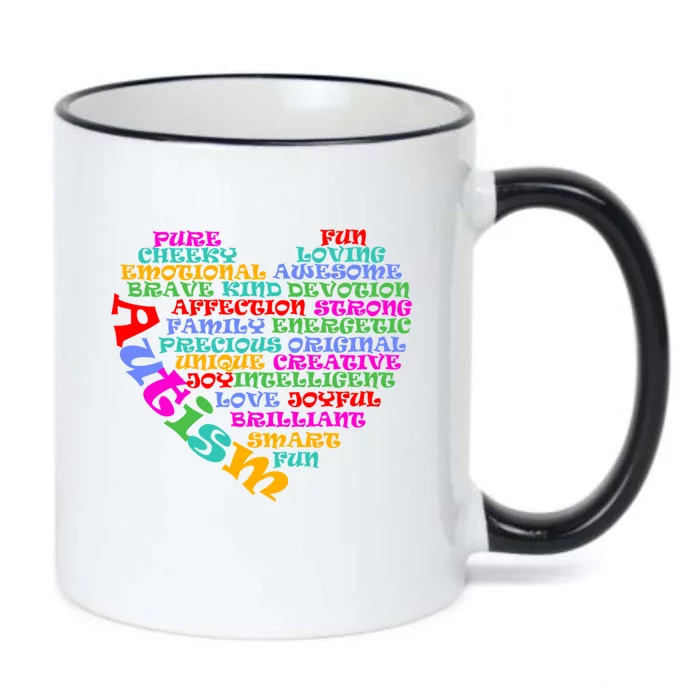 World Autism Awareness Day Support Family Funny Gift Black Color Changing Mug