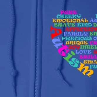 World Autism Awareness Day Support Family Funny Gift Full Zip Hoodie