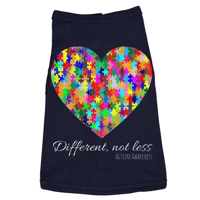 World Autism Awareness Days Different Not Less Gifts Doggie Tank