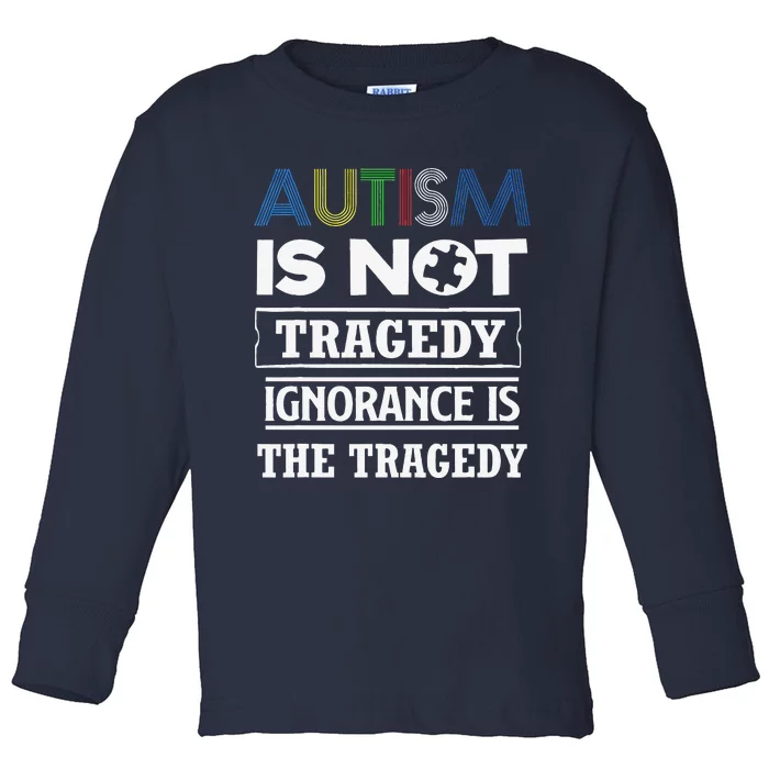 World Autism Awareness Toddler Long Sleeve Shirt