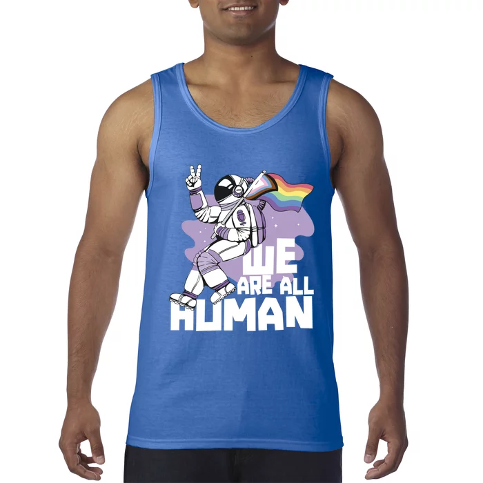 We Are All Hu Pride Gay Rainbow Proud Lgbtq Great Gift Tank Top