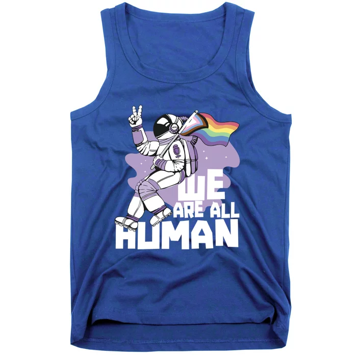 We Are All Hu Pride Gay Rainbow Proud Lgbtq Great Gift Tank Top