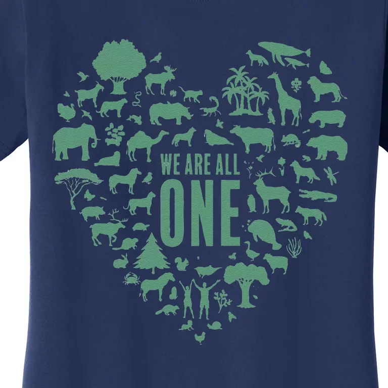 We Are All One Global Warming Awareness Earth Day Women's T-Shirt