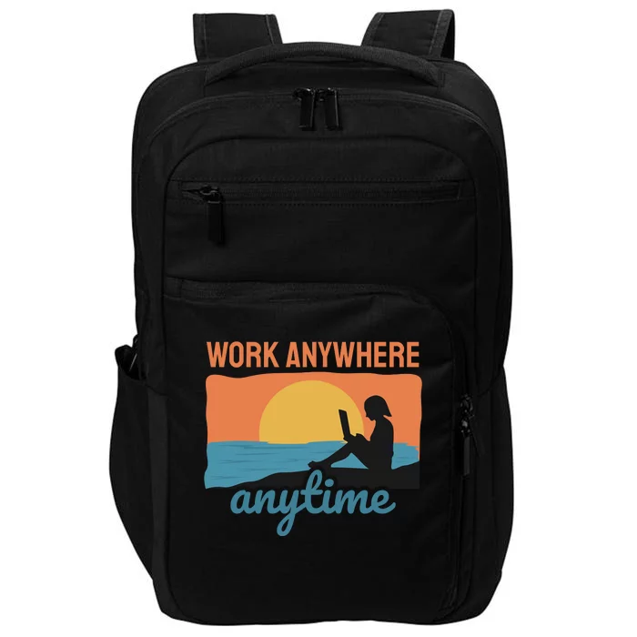 Work Anywhere Anytime Impact Tech Backpack