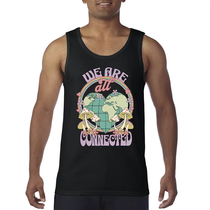 We Are All Connected Earth Day Tank Top