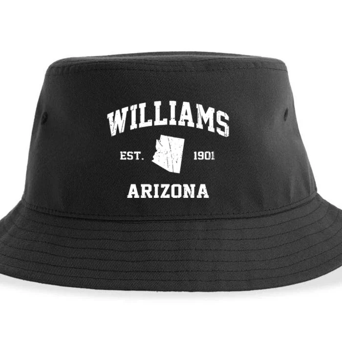 Williams Arizona Az Vintage State Athletic Style Sustainable Bucket Hat