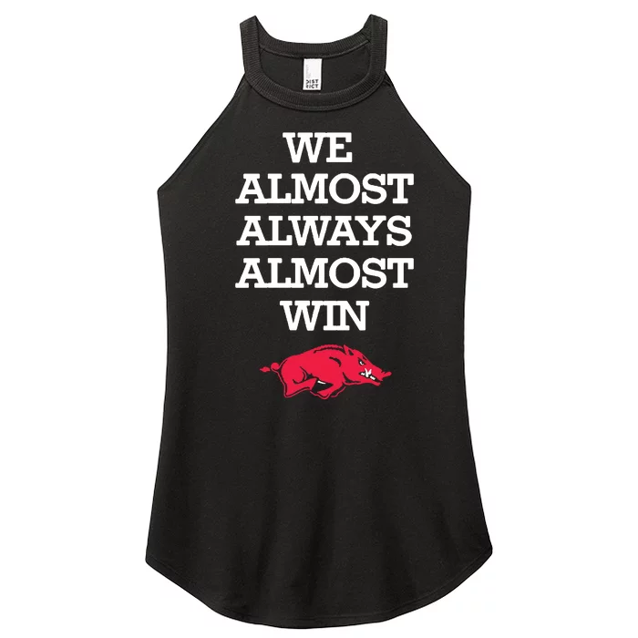 We Almost Always Almost Win Arkansas Women’s Perfect Tri Rocker Tank