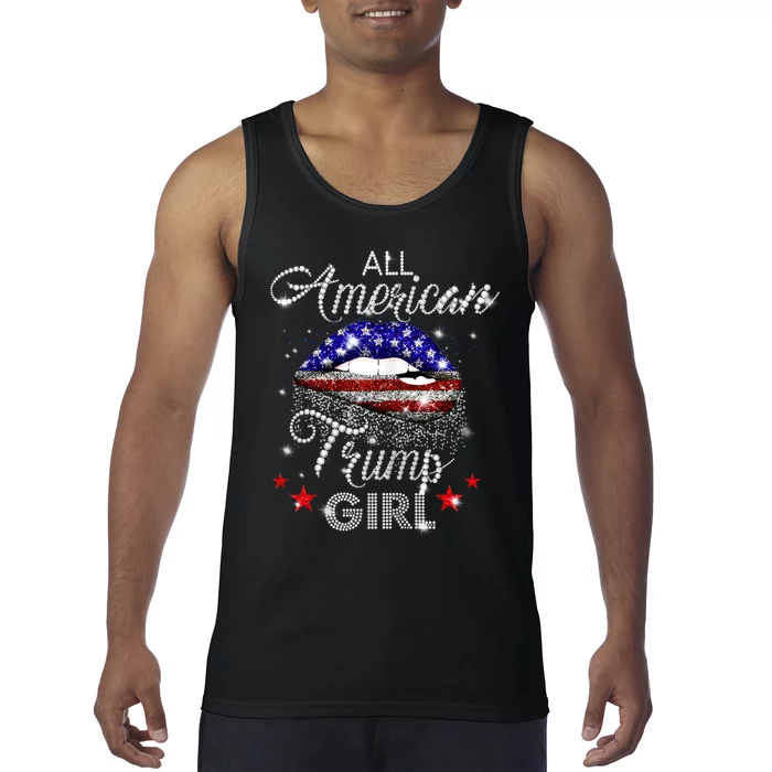 Womens All American Trump Girl Tank Top