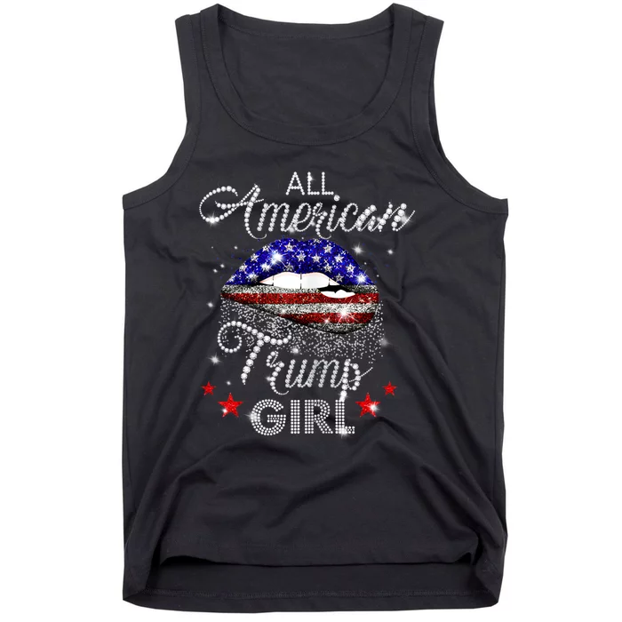 Womens All American Trump Girl Tank Top