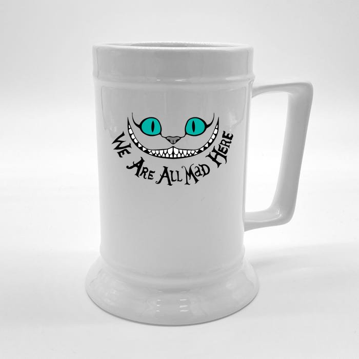 We Are All Mad Front & Back Beer Stein