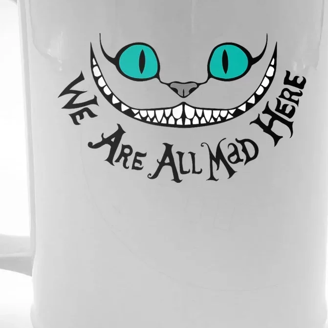 We Are All Mad Front & Back Beer Stein