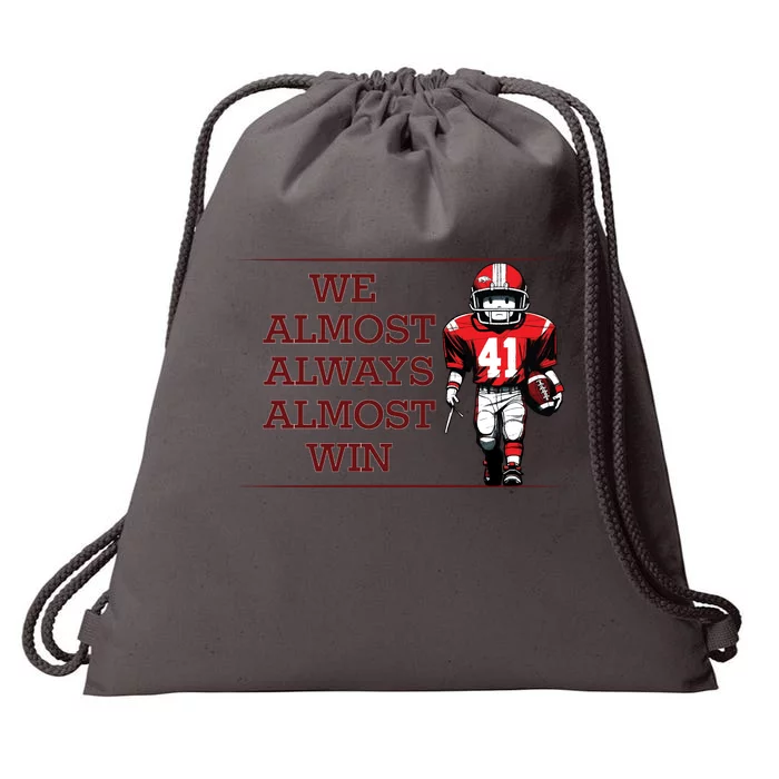 We Almost Always Almost Win Arkansas Drawstring Bag