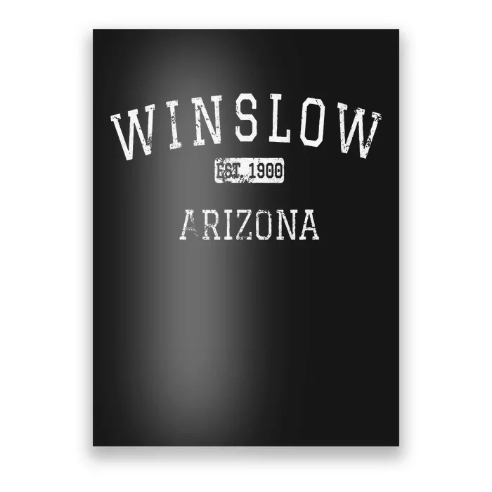 Winslow Arizona Az Vintage Poster