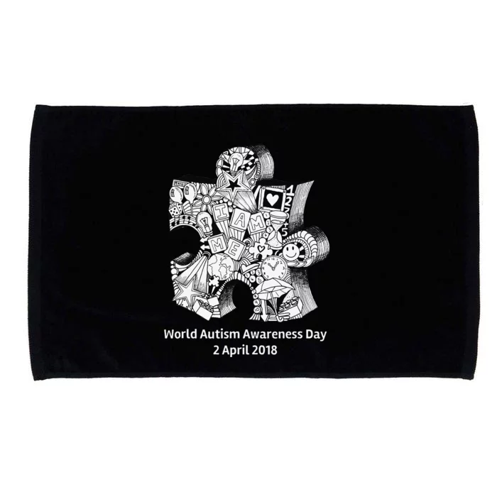 World Autism Awareness 2 Ap Microfiber Hand Towel