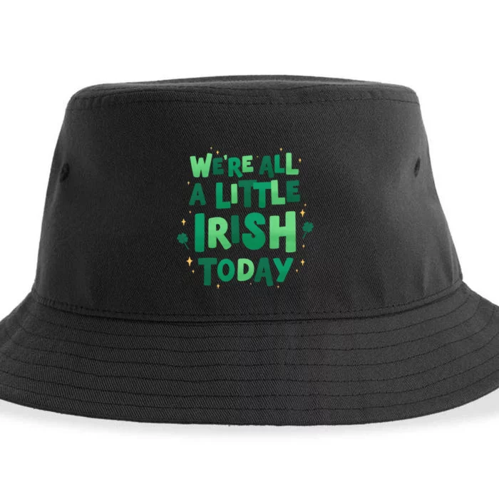 We Are All Little Irish Today, St Patricks Day Sustainable Bucket Hat