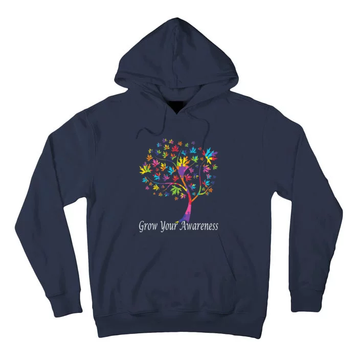 World Autism Awareness Day Grow Your Awareness Tall Hoodie