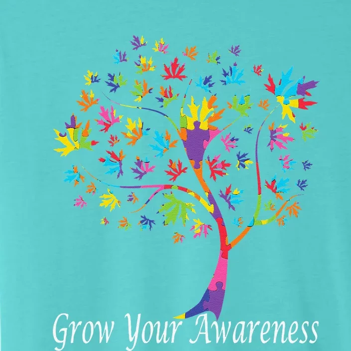 World Autism Awareness Day Grow Your Awareness ChromaSoft Performance T-Shirt