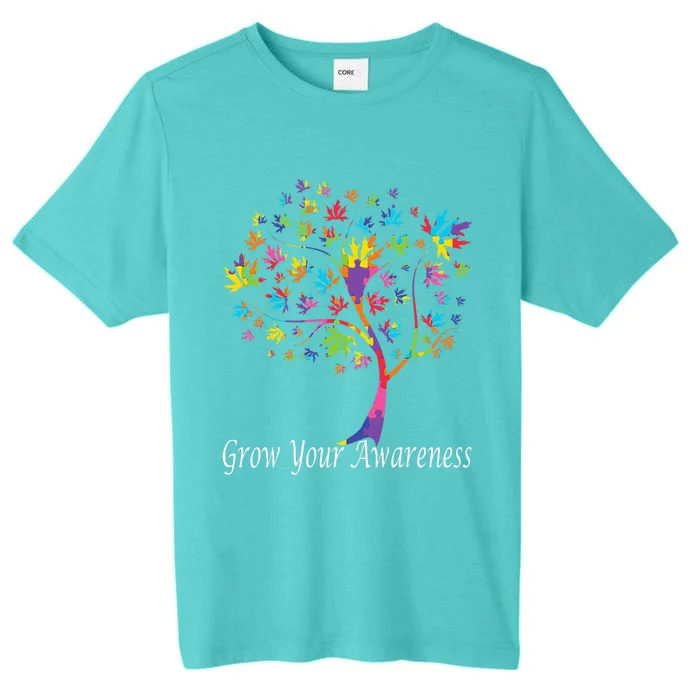 World Autism Awareness Day Grow Your Awareness ChromaSoft Performance T-Shirt