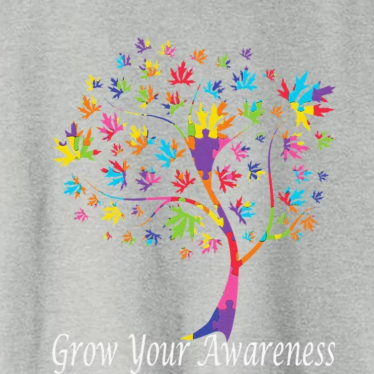 World Autism Awareness Day Grow Your Awareness Women's Crop Top Tee