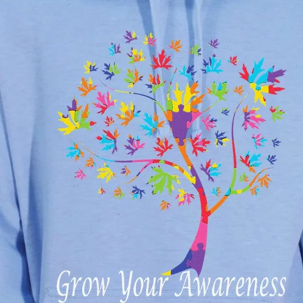 World Autism Awareness Day Grow Your Awareness Unisex Surf Hoodie