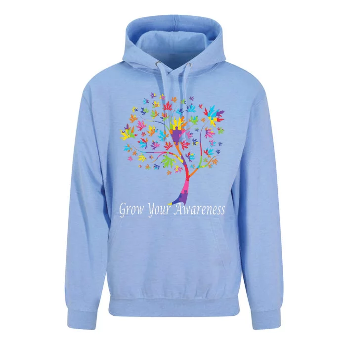 World Autism Awareness Day Grow Your Awareness Unisex Surf Hoodie