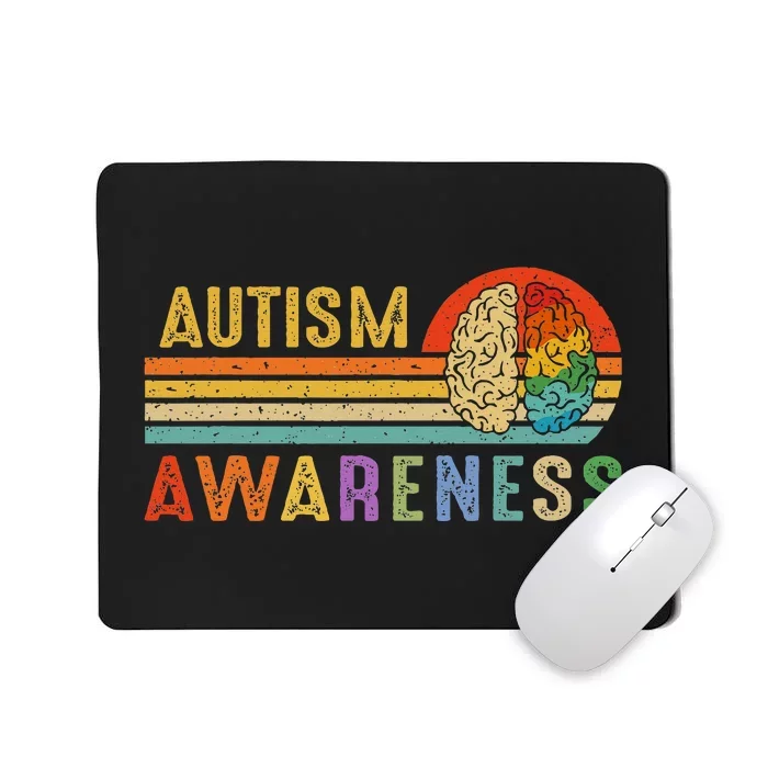 World Autism Awareness Neurodiversity Autistic April Sunset Mousepad