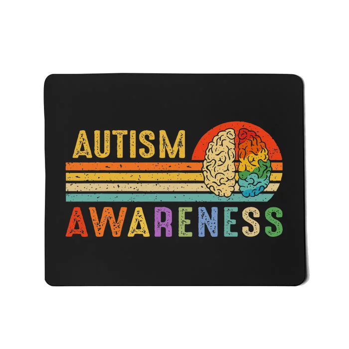 World Autism Awareness Neurodiversity Autistic April Sunset Mousepad