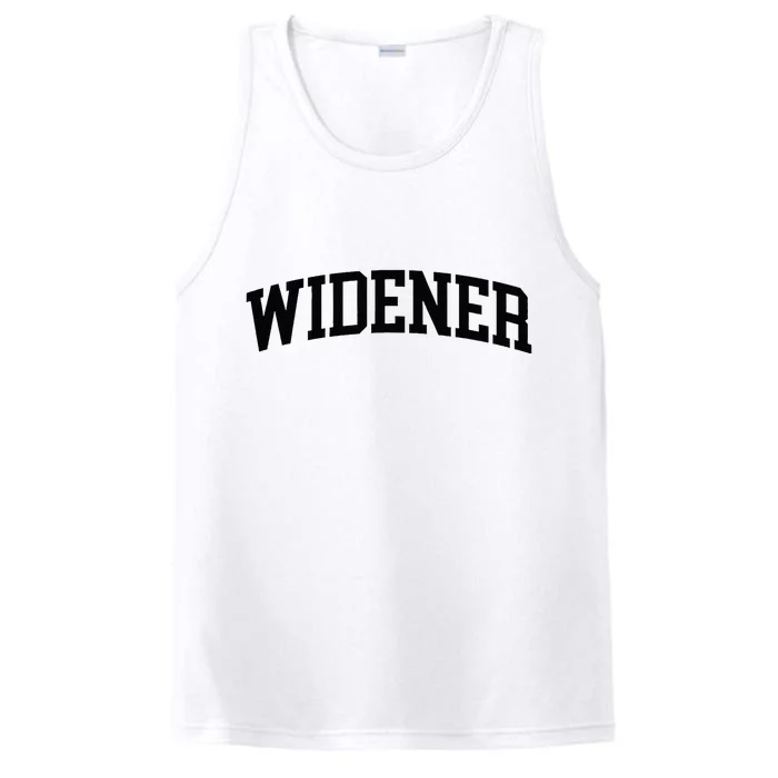 Widener Athletic Arch College University ! Alumni Performance Tank