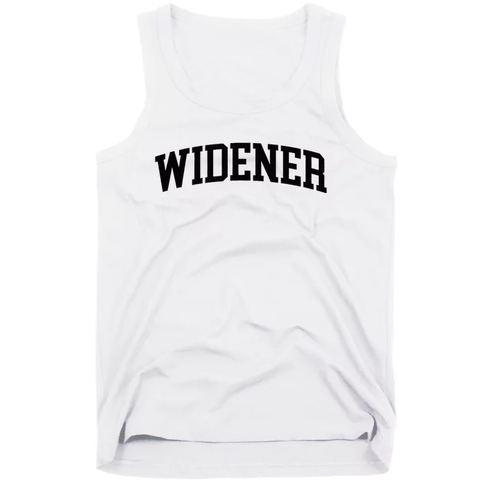 Widener Athletic Arch College University ! Alumni Tank Top