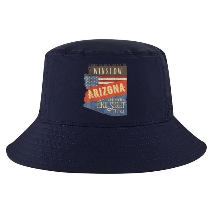 Winslow Arizona AZ US 66 Take It Easy Est. 1926 Mother Road Cool Comfort Performance Bucket Hat