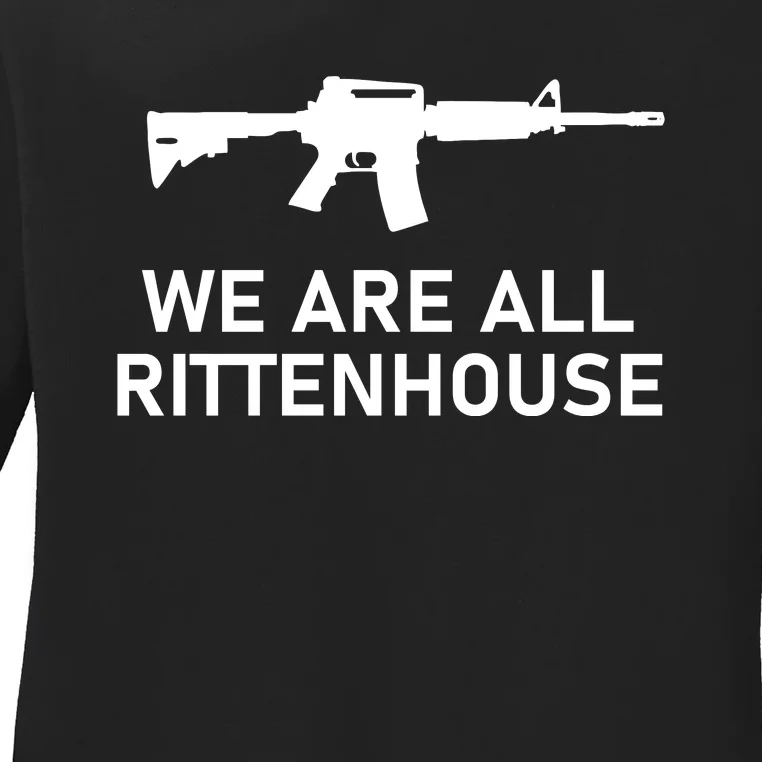 We Are All Kyle Rittenhouse Ladies Long Sleeve Shirt