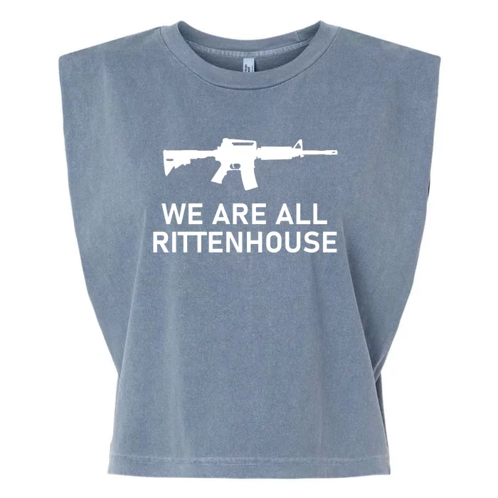 We Are All Kyle Rittenhouse Garment-Dyed Women's Muscle Tee