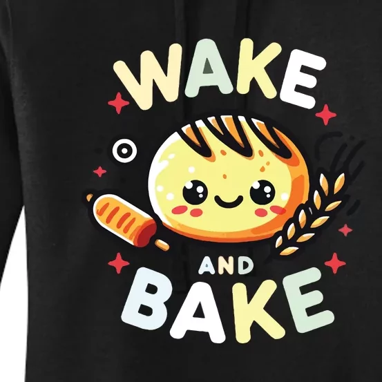 Wake And Bake Baking Women's Pullover Hoodie