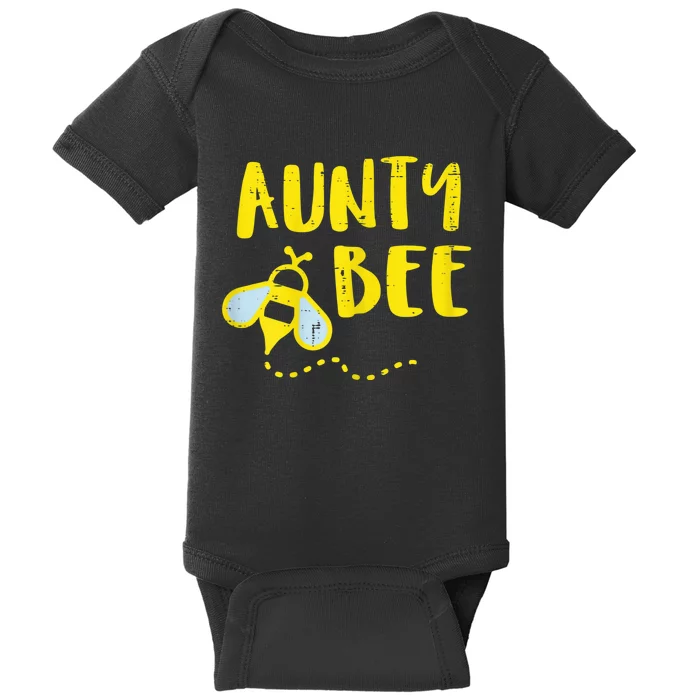 Wo Aunty Bee Family Matching Beekeeper Aunt Auntie Wo Baby Bodysuit