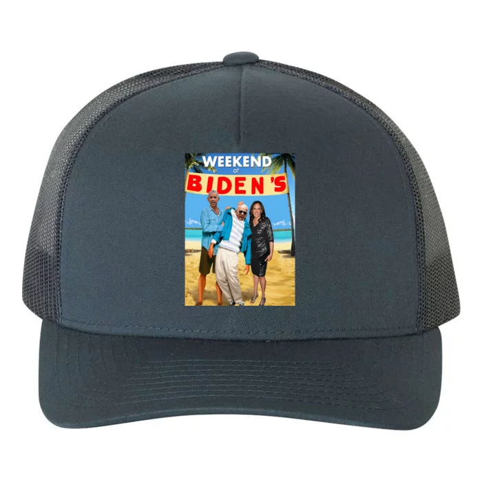 Weekend At BidenS Funny Yupoong Adult 5-Panel Trucker Hat