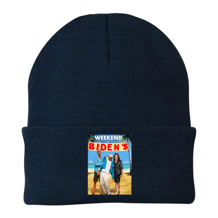 Weekend At BidenS Funny Knit Cap Winter Beanie