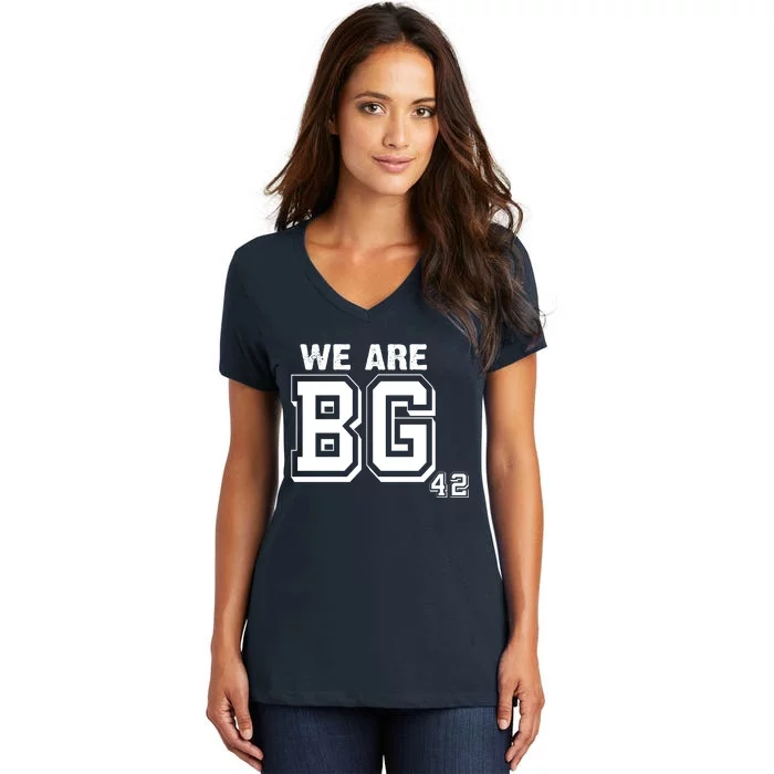 We Are BG 42 Free Brittney Griner Women's V-Neck T-Shirt