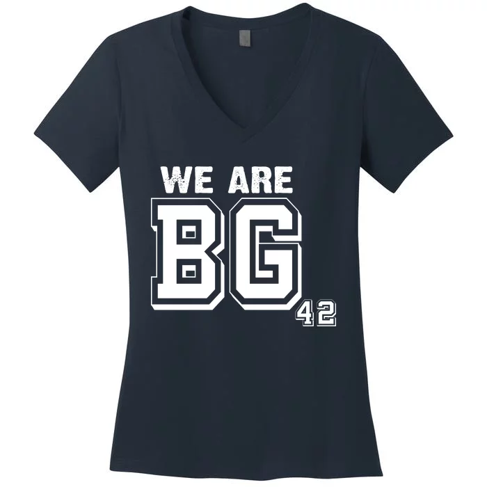 We Are BG 42 Free Brittney Griner Women's V-Neck T-Shirt