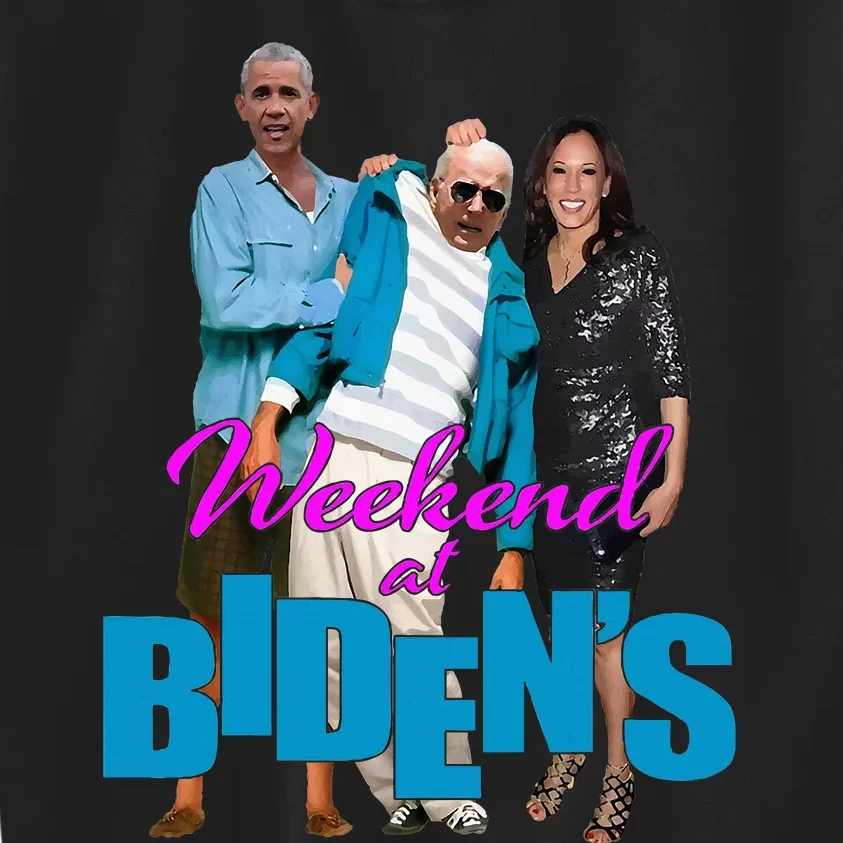 Weekend At BidenS Kids Sweatshirt