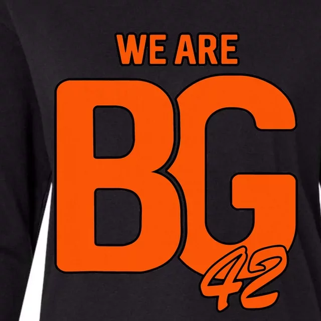 We Are Bg 42 Quote We Are Bg 42 Womens Cotton Relaxed Long Sleeve T-Shirt