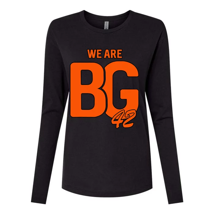 We Are Bg 42 Quote We Are Bg 42 Womens Cotton Relaxed Long Sleeve T-Shirt